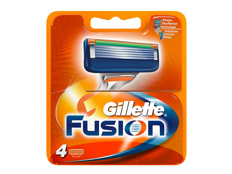 кассета GILLETTE Fusion 4шт. Original