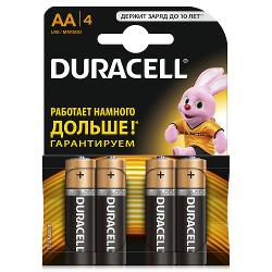 Батарейки АА LR6 DURACELL (4 шт.)