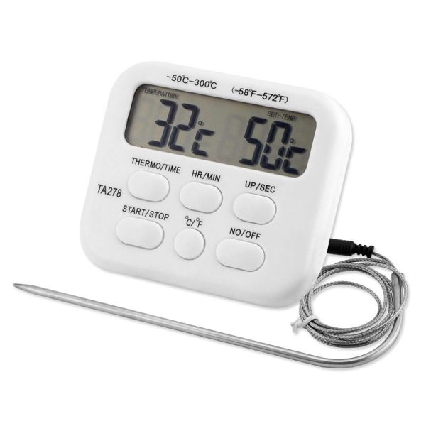Термометр кухонный с термощупом TA-278